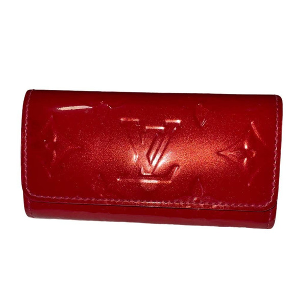 Louis Vuitton Vernis Multicles 4 Four Hooks Key Case Pomme D'Amour - Picture 1 of 15